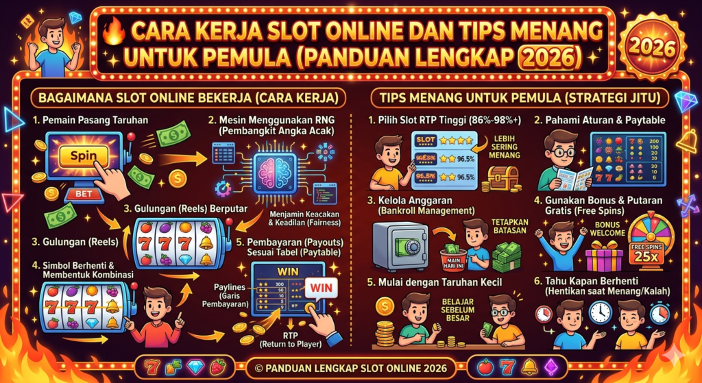 cara kerja slot online pemula
